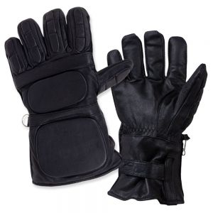 BELGIAN POLICE LEATHER RIOT GLOVES