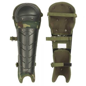 CHINESE MIL CAMO SHIN GUARDS USED/WOODLAND