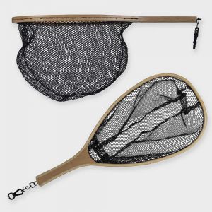 FISH NET WITH WOOD HANDLE (20" LONG)