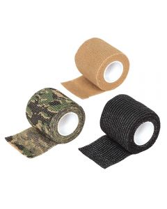 ADHESIVE WRAP FOR HUNTING CAMPING AND FIRST AID VARIETY 3-PACK