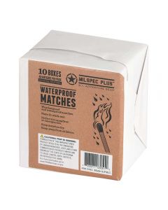 WATERPROOF MATCHES 10 BOXES 400 MATCHES TOTAL