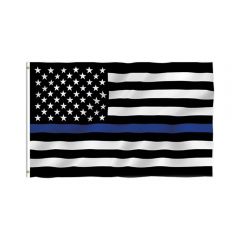 USA BLUE LINE FLAG 3'X5'