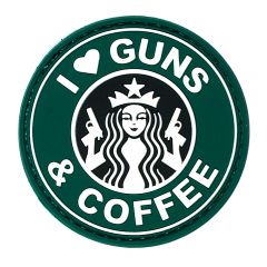07-0916000000-i-love-guns-coffee-rubber-patch-green