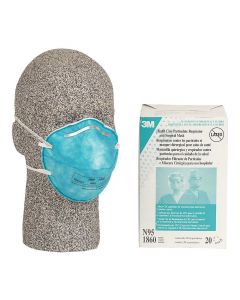 3M 1860 N95 PARTICULATE RESPIRATOR/SURGICAL MASK BOX OF 20