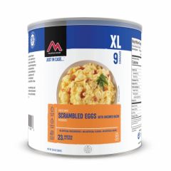 MOUNTAIN HOUSE SCRAMBLED EGGS WITH BACON #10 CAN CL 6.00
