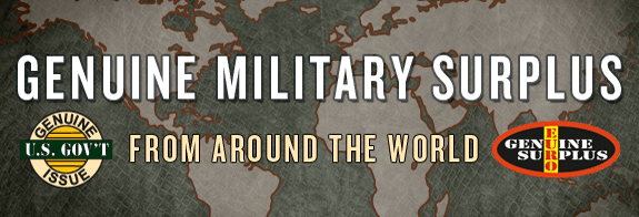 Genuine Military Surplus from around the world